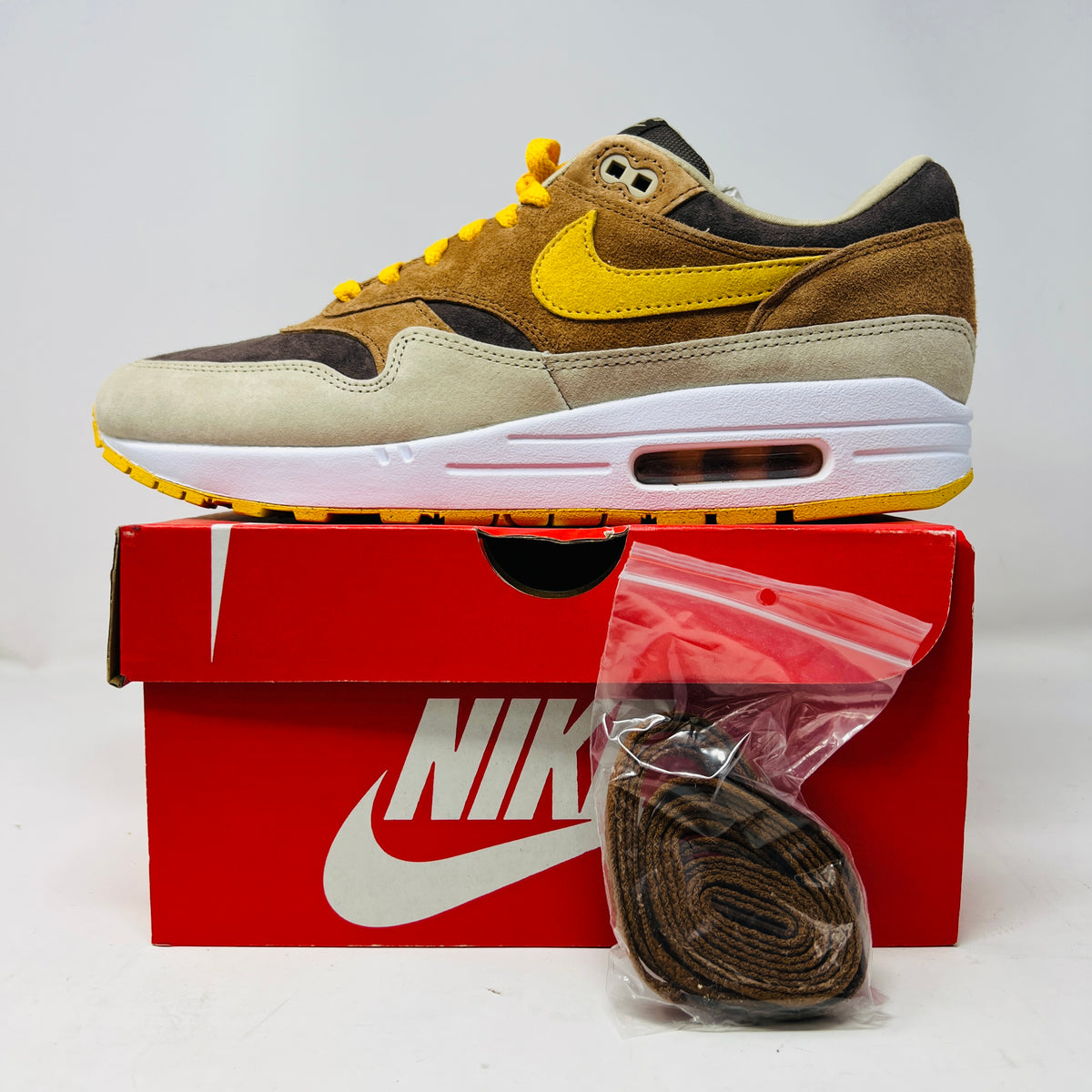 Nike Air Max 1 PRM Duck Pecan Yellow Ochre