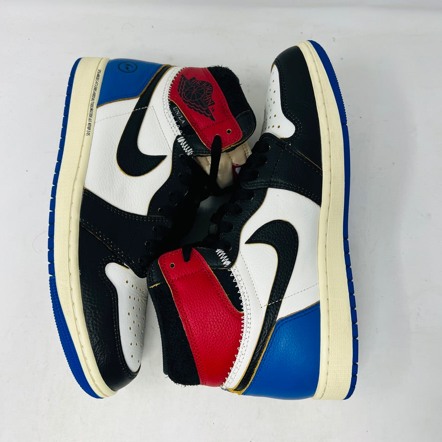 Jordan 1 Retro High OG SP Fragment x Union LA Varsity Red Sport Royal