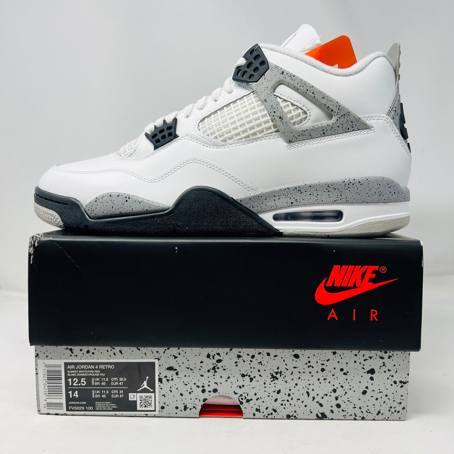 Jordan 4 Retro White Cement (2025)