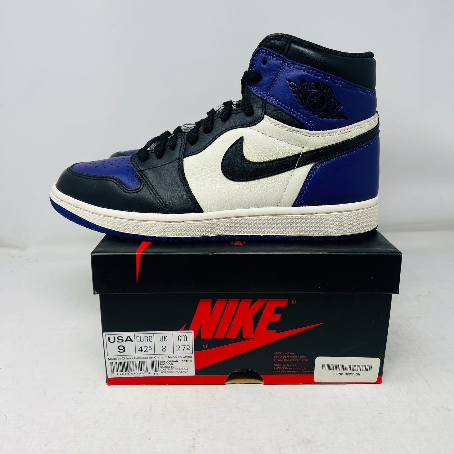 Jordan 1 Retro High Court Purple