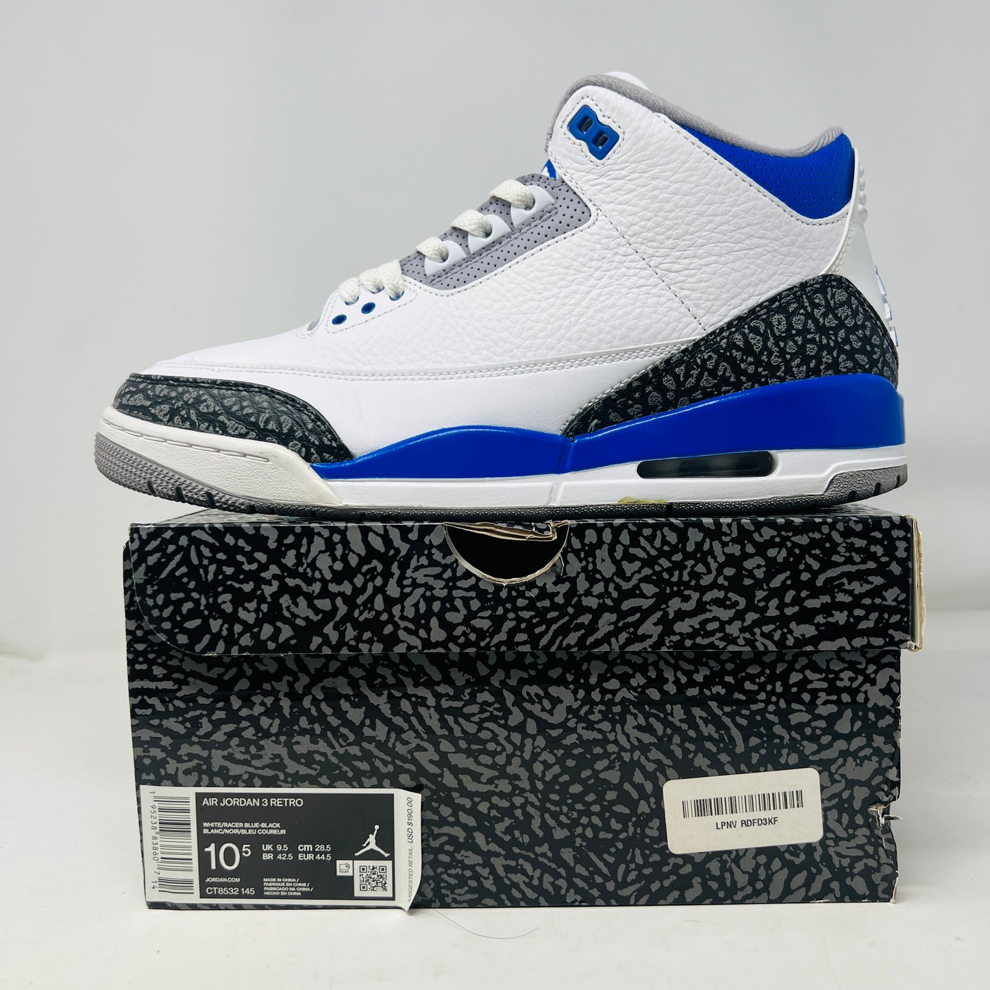 Jordan 3 Retro Racer Blue