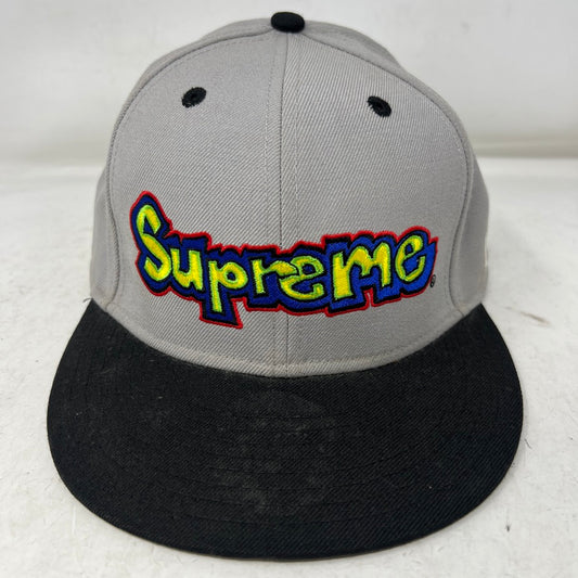 Supreme Gonz New Era Box Logo Cap Gray