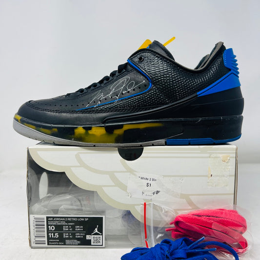 Jordan 2 Retro Low SP Off-White Black Blue