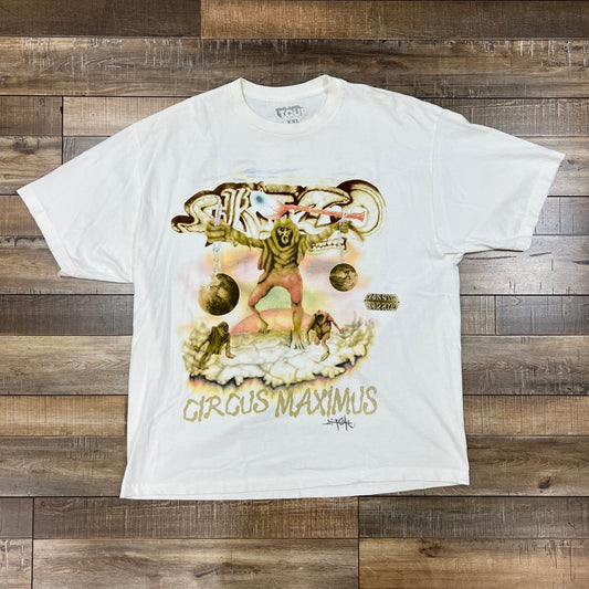 Cactus Jack by Travis Scott Utopia Tour Skitzo Circus Maximus Tee 'White'