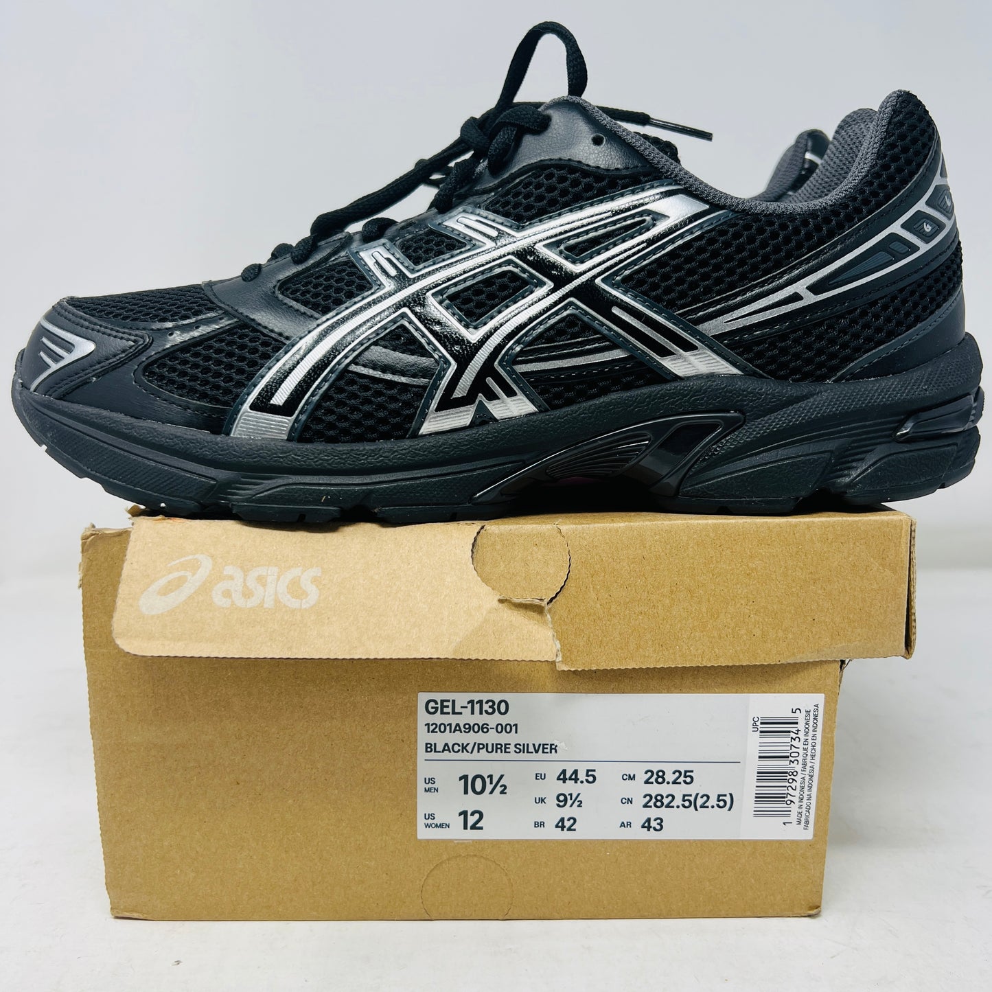 ASICS Gel-1130 Black Pure Silver