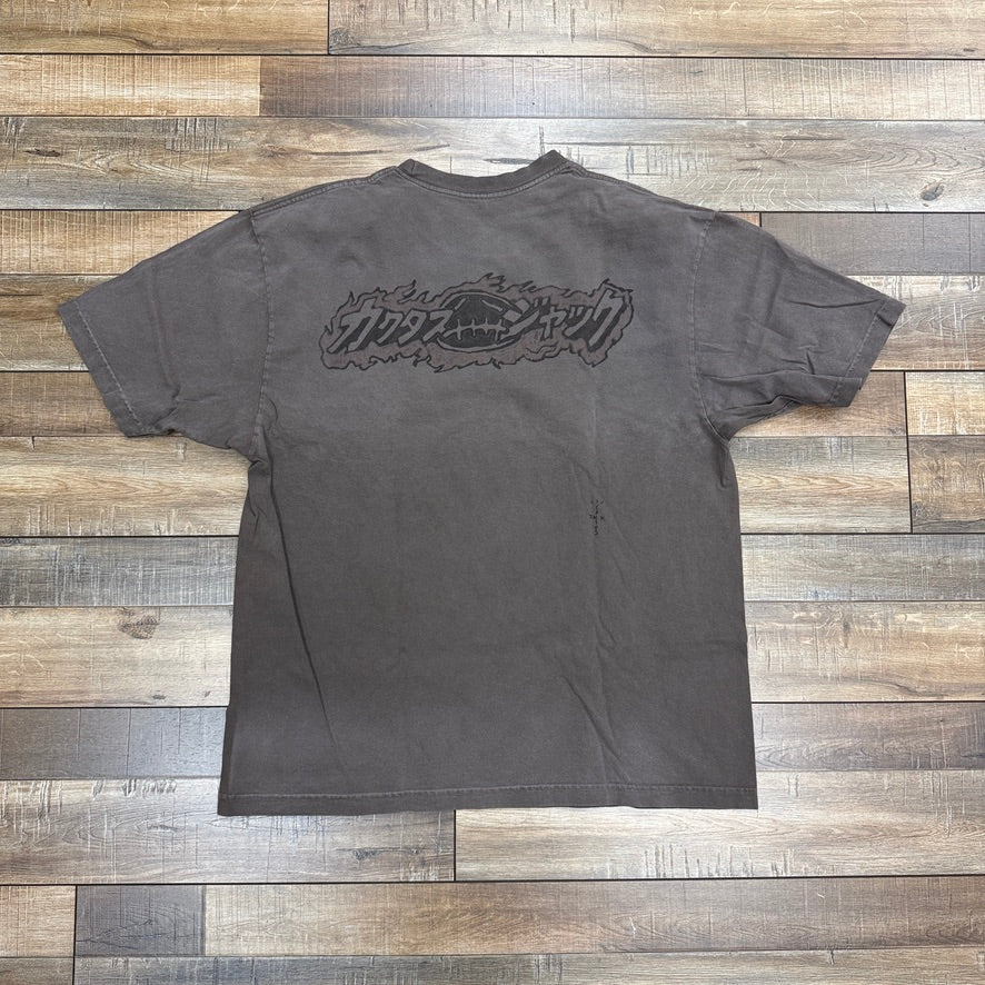 Travis Scott Cactus Jack x Takashi Murakami Melted Utopia Dream Zodiac Tee Brown