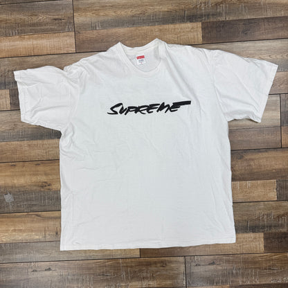 Supreme Futura Logo Tee White