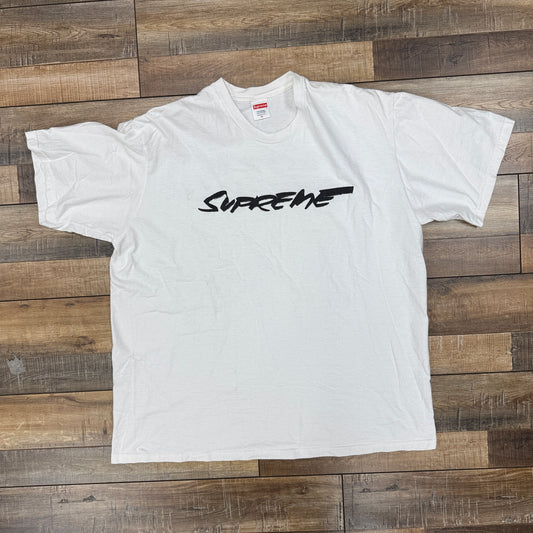 Supreme Futura Logo Tee White