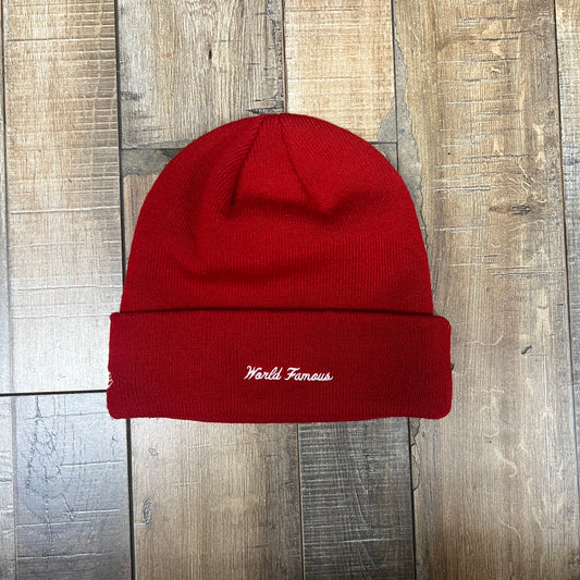 Supreme x New Era Box Logo Beanie 'Red'