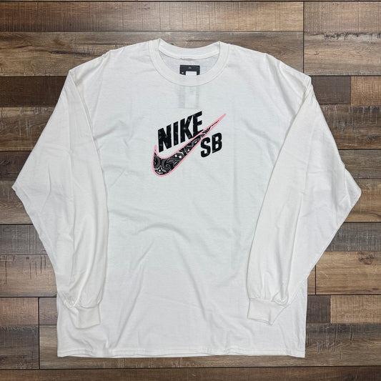 Travis Scott Cactus Jack For Nike SB Longsleeve T-shirt White