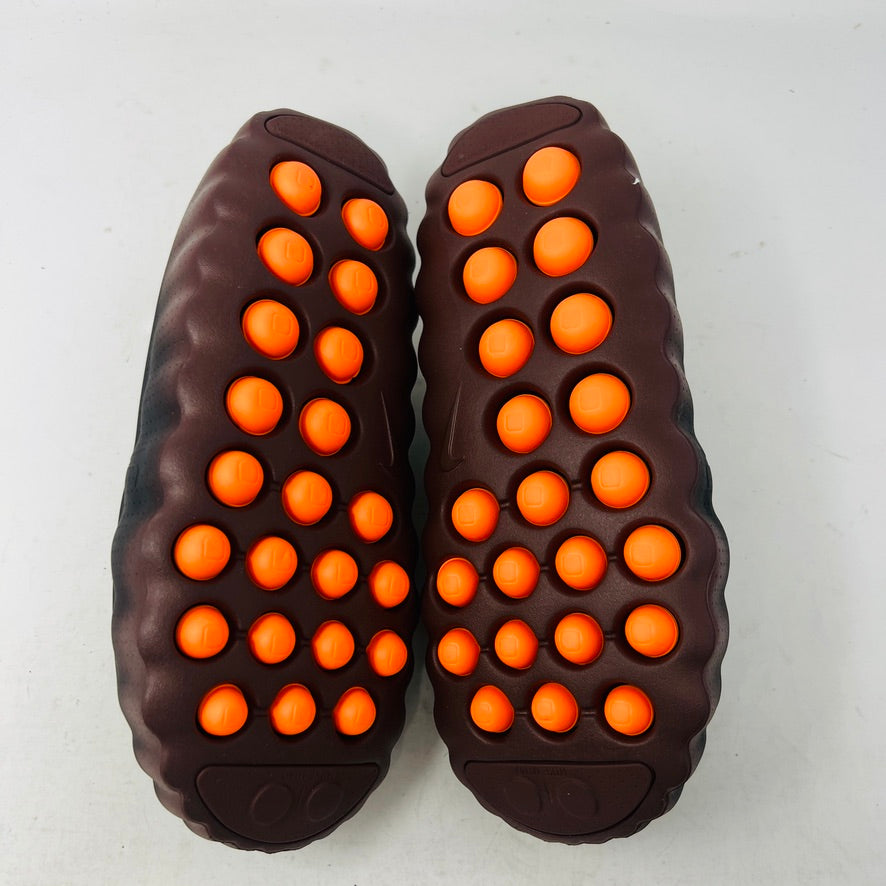 Nike Mind 001 Flyknit Slide Bronze Eclipse Total Orange – Holy Ground