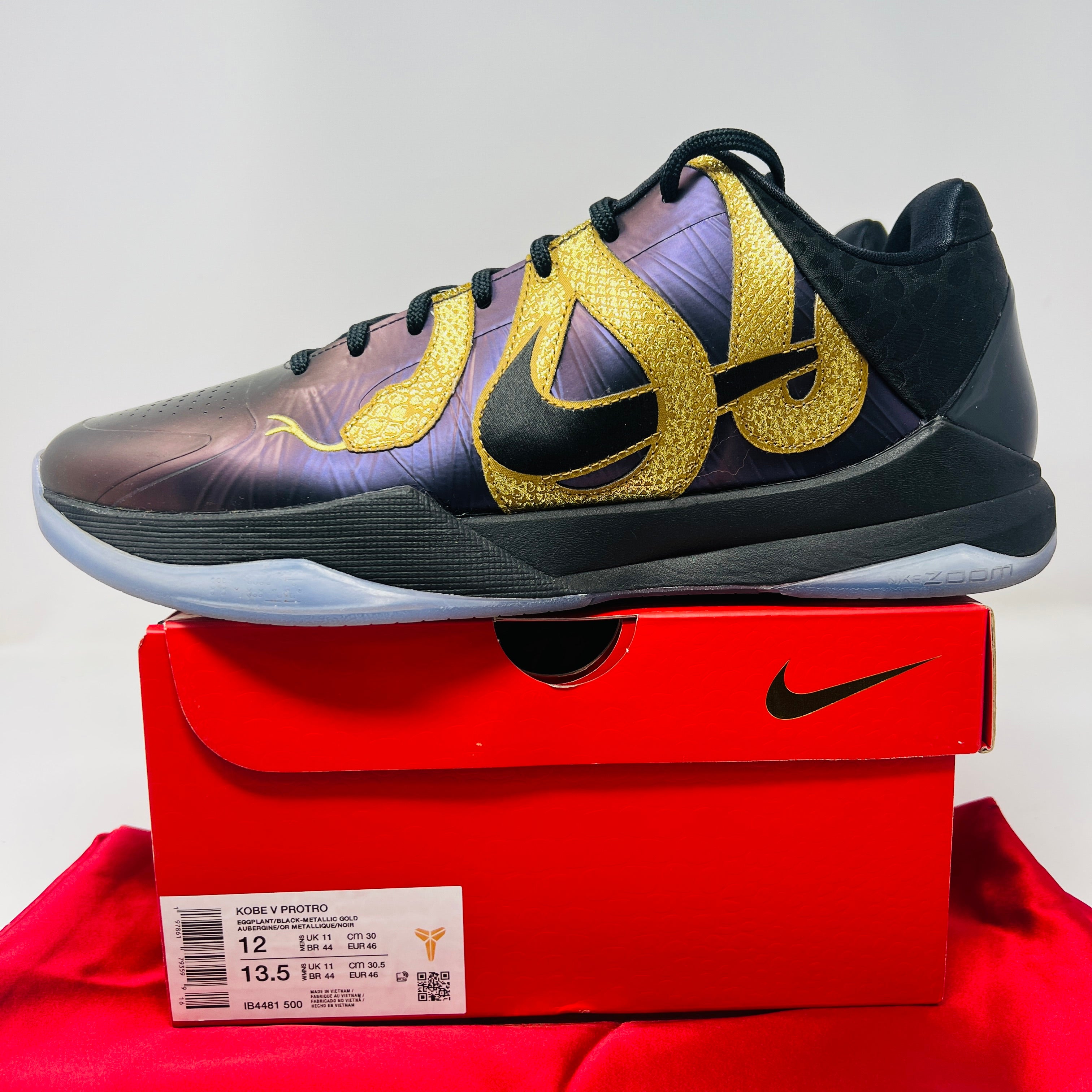 Nike Kobe 5 Protro Year of the Mamba Eggplant – Holy Ground