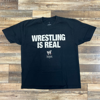 Travis Scott Wrestling Is Real T-shirt Black
