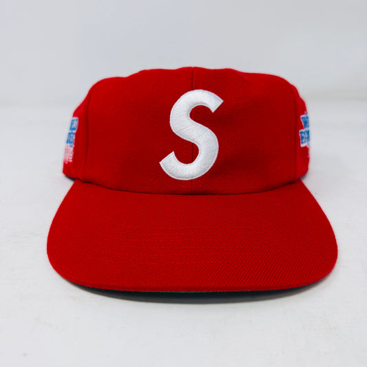 Supreme World Famous S Logo 6-Panel Red