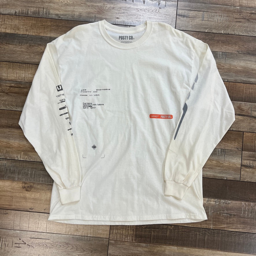 Post Malone Posty Co 2018 Tour Long Sleeve Tee