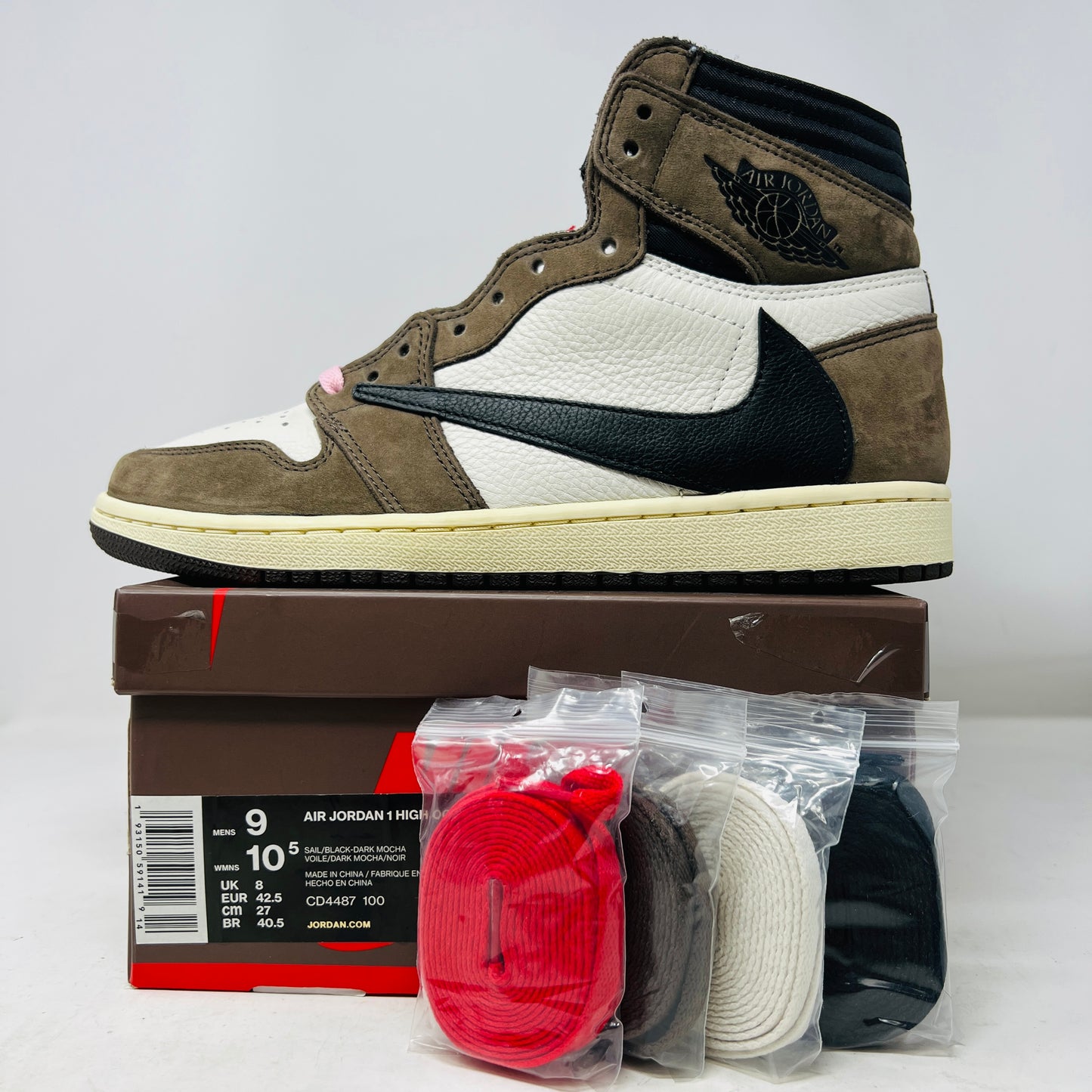 Jordan 1 Retro High OG SP Travis Scott Mocha