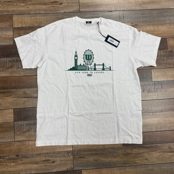 Kith x Wilson Ny To London Tee White