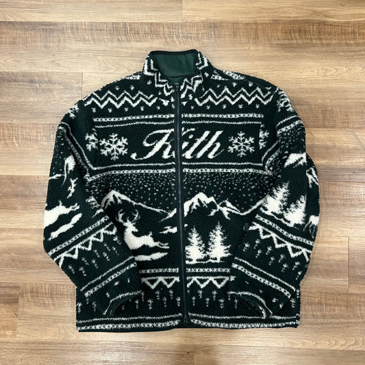 Kith Kithmas Harper Sherpa Jacket Stadium