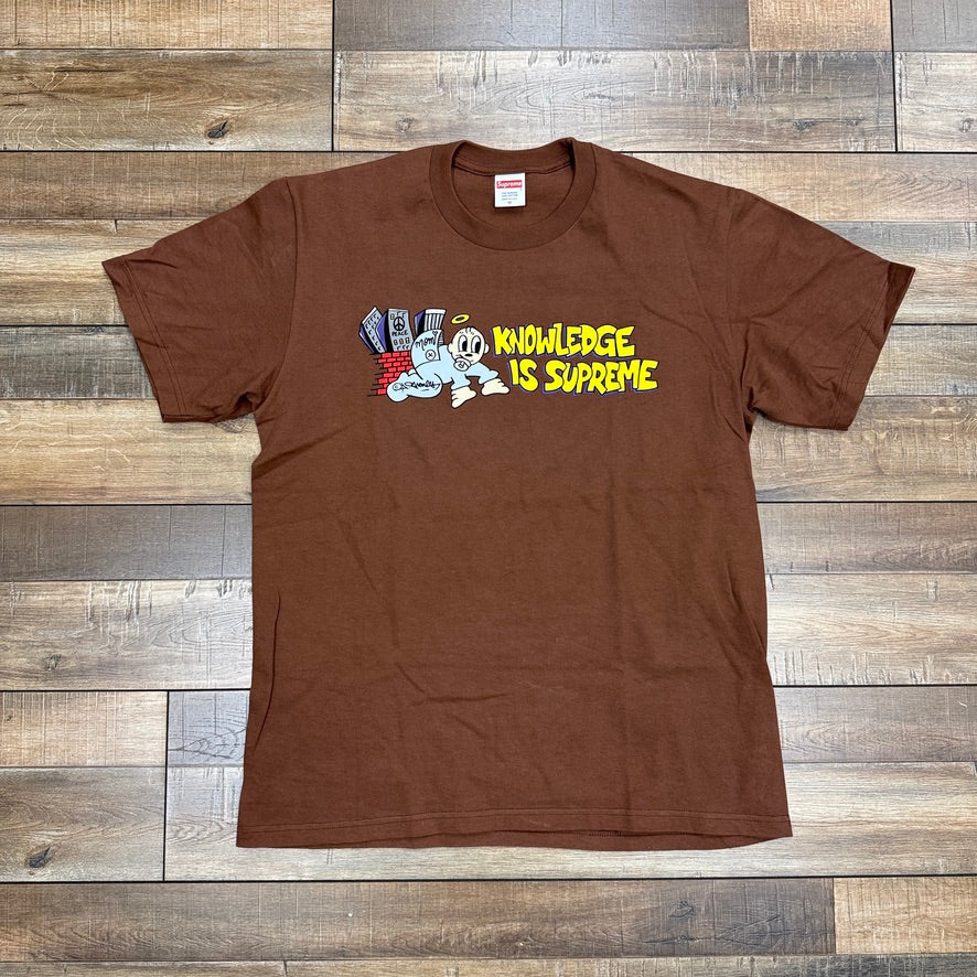 Supreme Knowledge Tee Brown