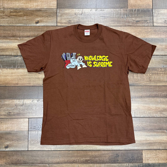 Supreme Knowledge Tee Brown