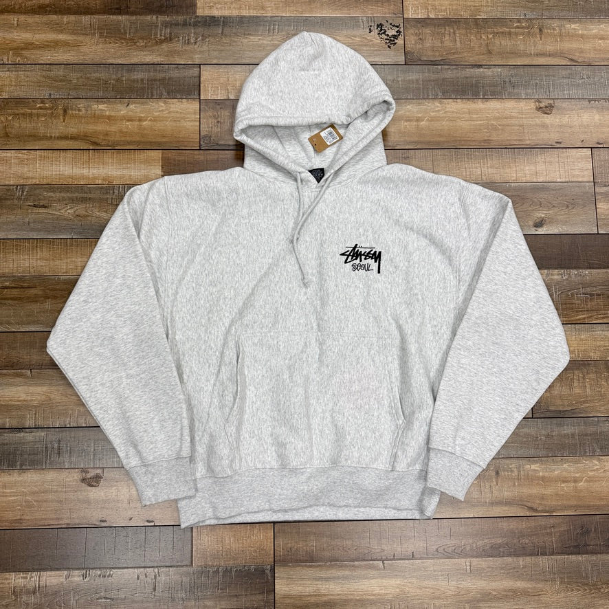 Stussy Stock Seoul Exclusive Hoodie Ash Heather