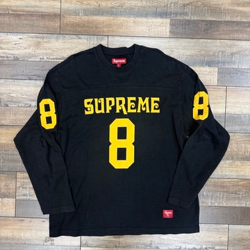Supreme Affiliated L/S Football Top Black