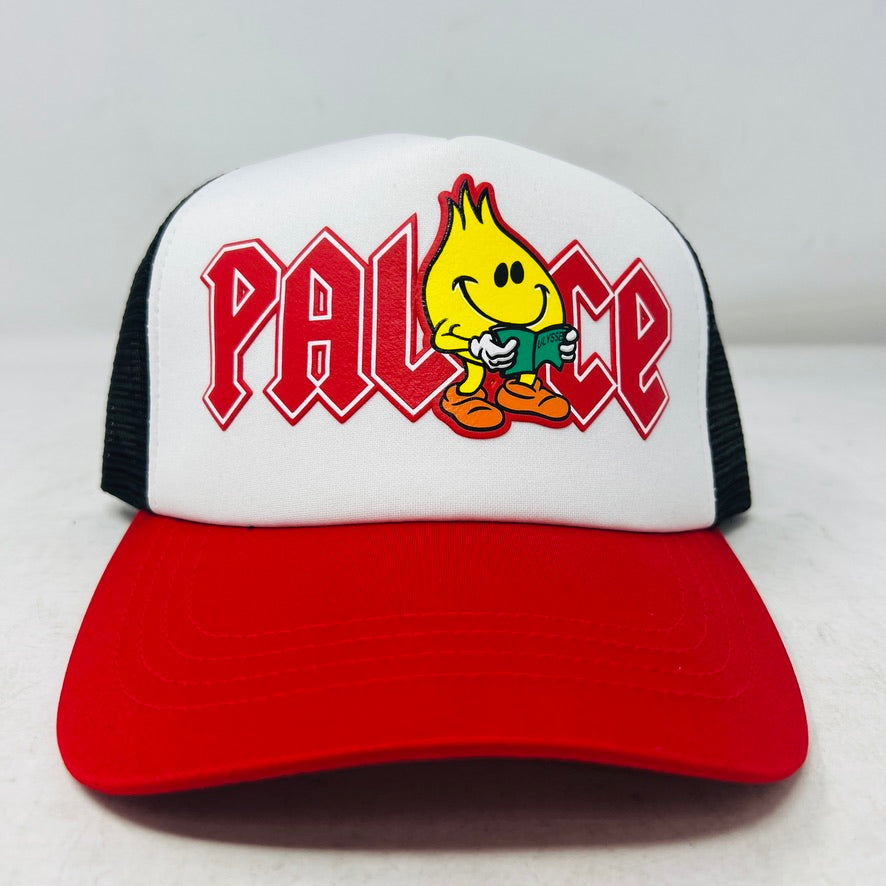 Palace x World Industries Trucker Cap Red