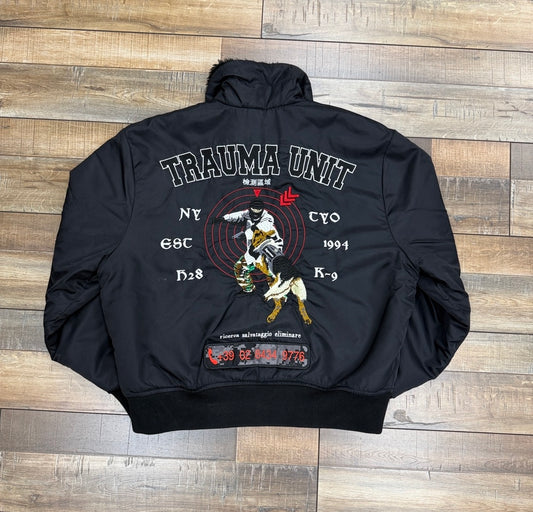 Supreme AOI Nylon Bomber Jacket Black