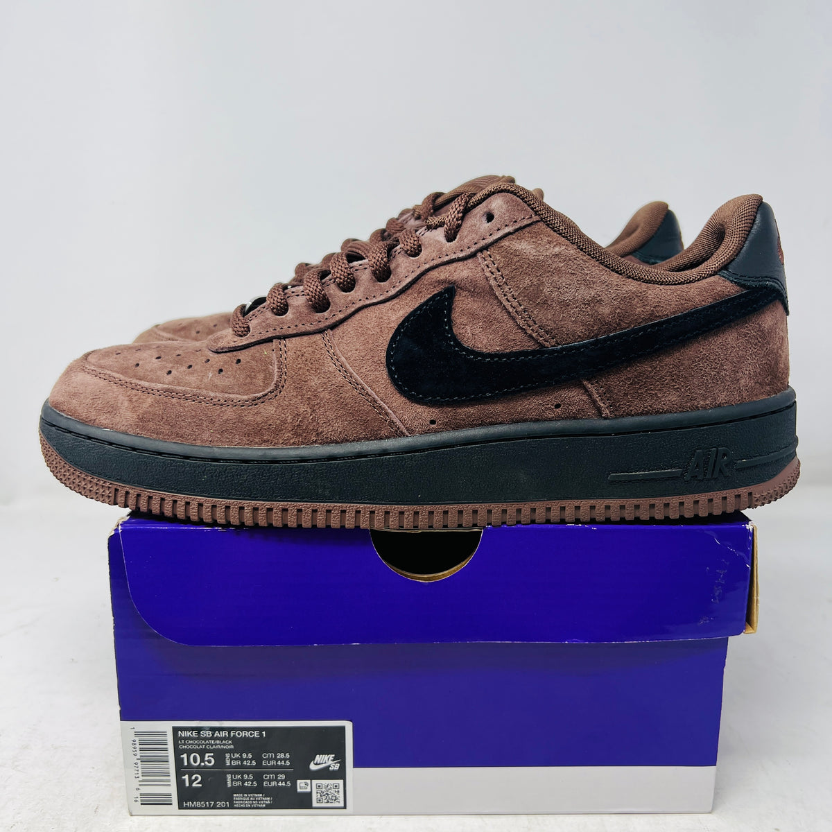Nike SB Air Force 1 Low Light Chocolate Black
