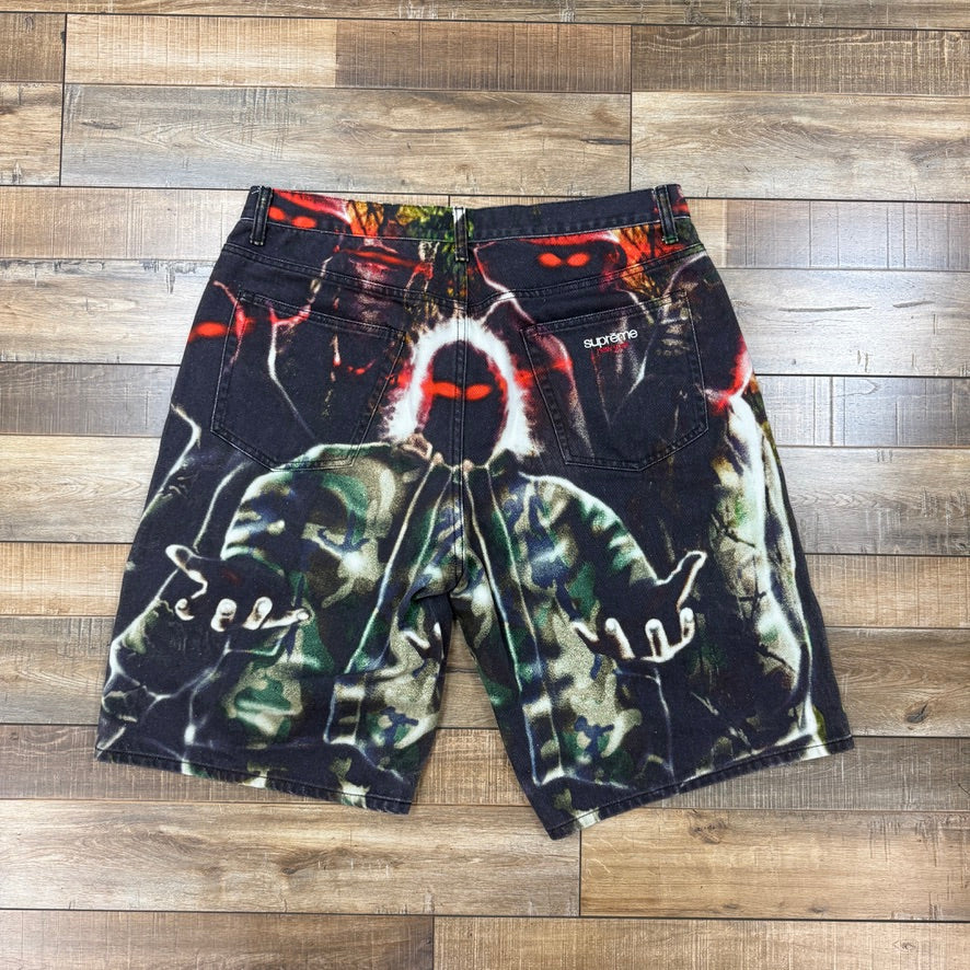 Supreme Shadows Baggy Denim Short Multicolor