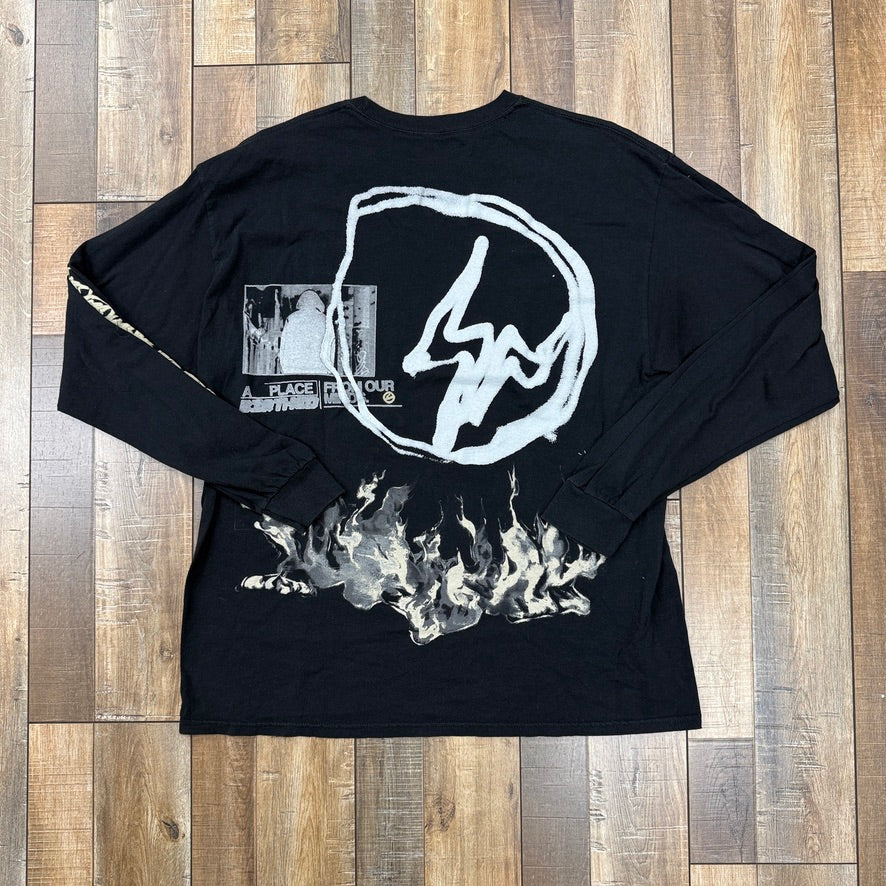 Travis Scott Cactus Jack For Fragment Logo L/S T-shirt