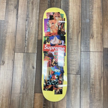 Supreme Stack Skateboard Deck Yellow