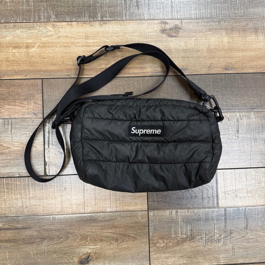 Supreme Puffer Side Bag Black