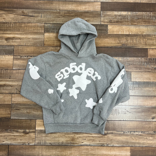 Sp5der Beluga Hoodie 'Dark Heather Grey'