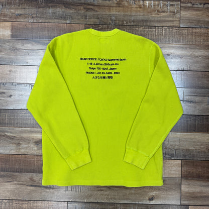 Supreme HQ Waffle Thermal Acid Green