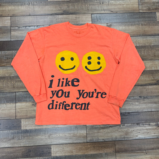 Cactus Plant Flea Market I Like You You're Different L/S Tee Orange