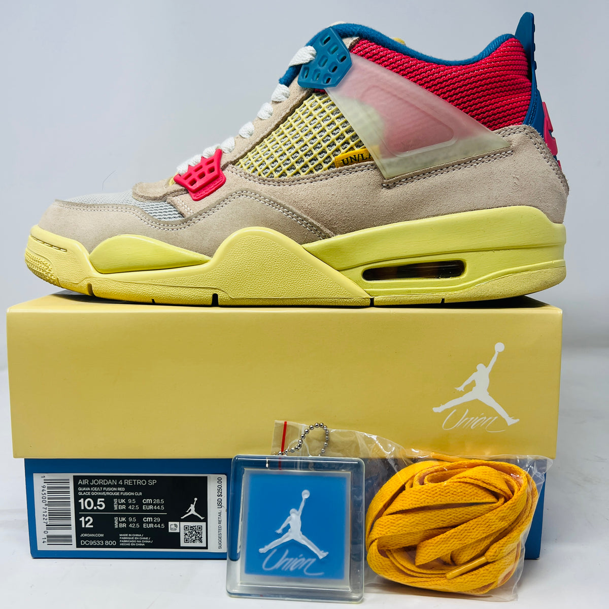 Jordan 4 Retro Union Guava Ice