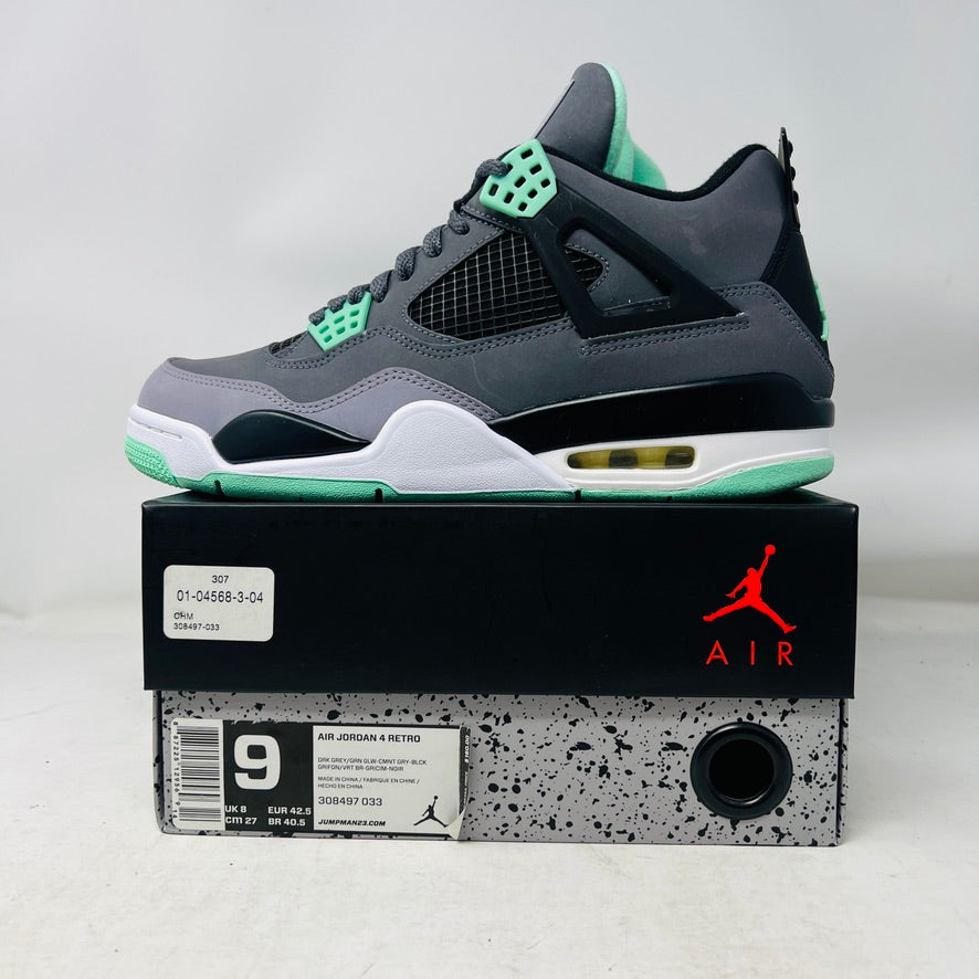 Jordan 4 Retro Green Glow