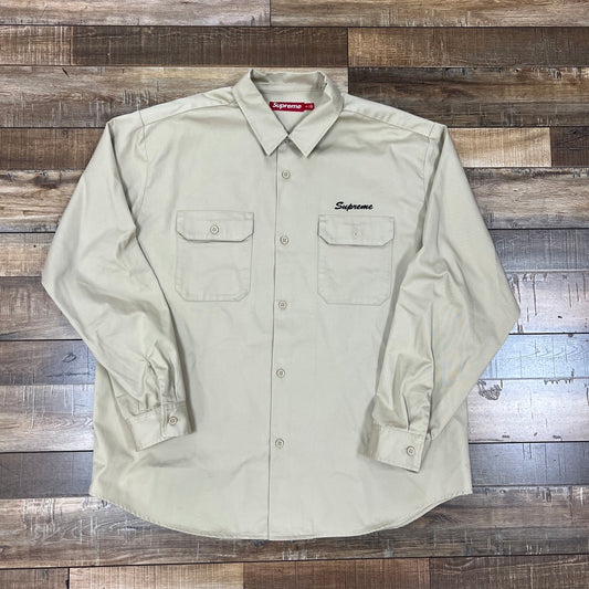 Supreme Our Lady Work Shirt 'Khaki'