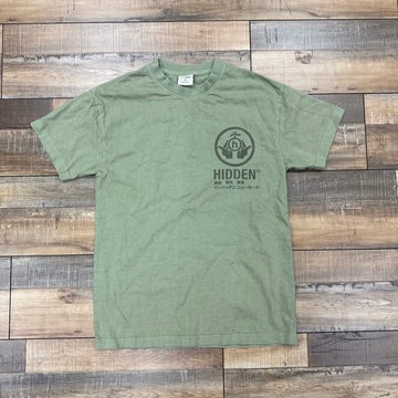 Hidden Nature Hands Faded Army Tee
