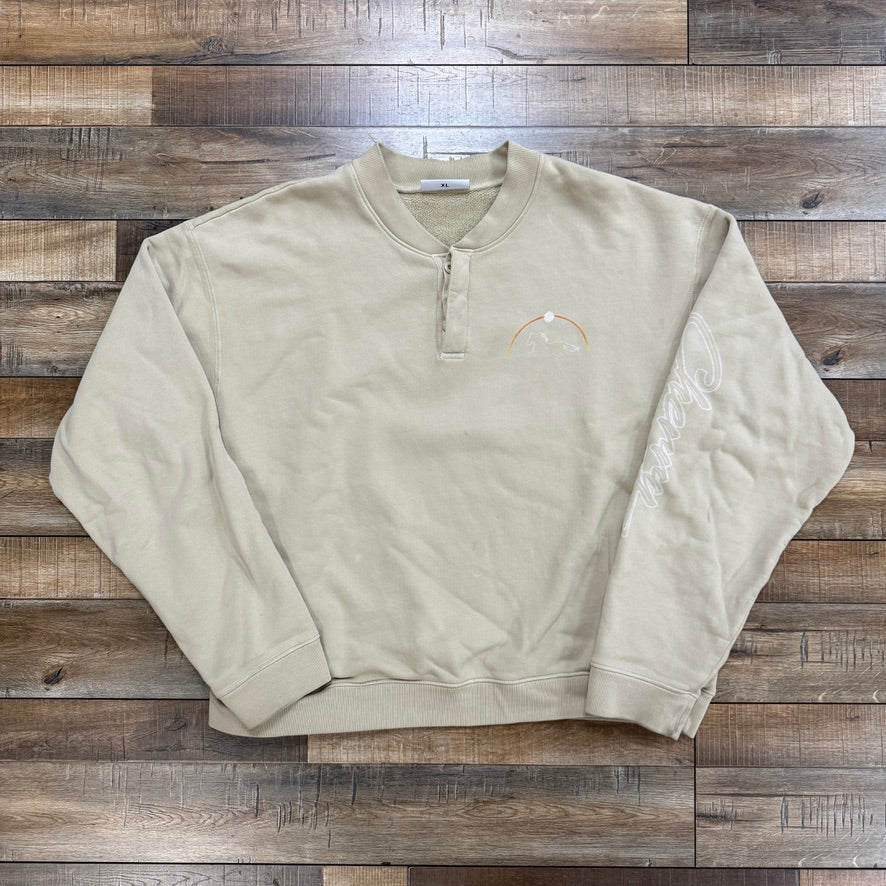 Stardust Henley Crewneck (Beige)
