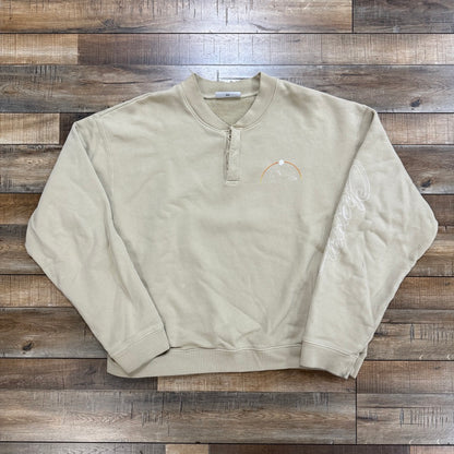 Stardust Henley Crewneck (Beige)