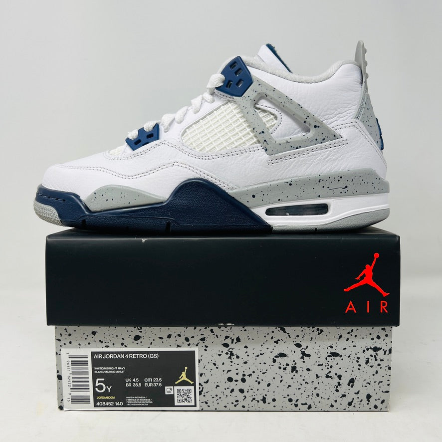 Jordan 4 Retro Midnight Navy (GS)