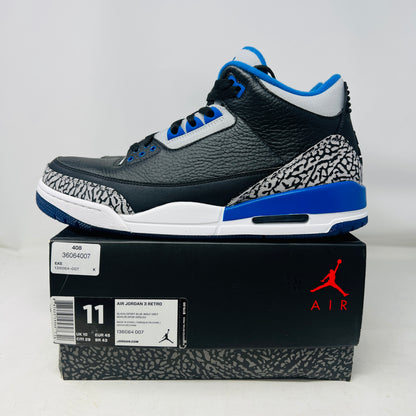 Jordan 3 Retro Sport Blue
