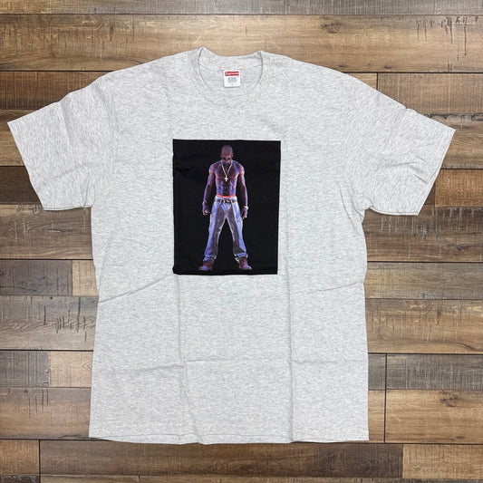 Supreme Tupac Hologram Tee Ash Grey