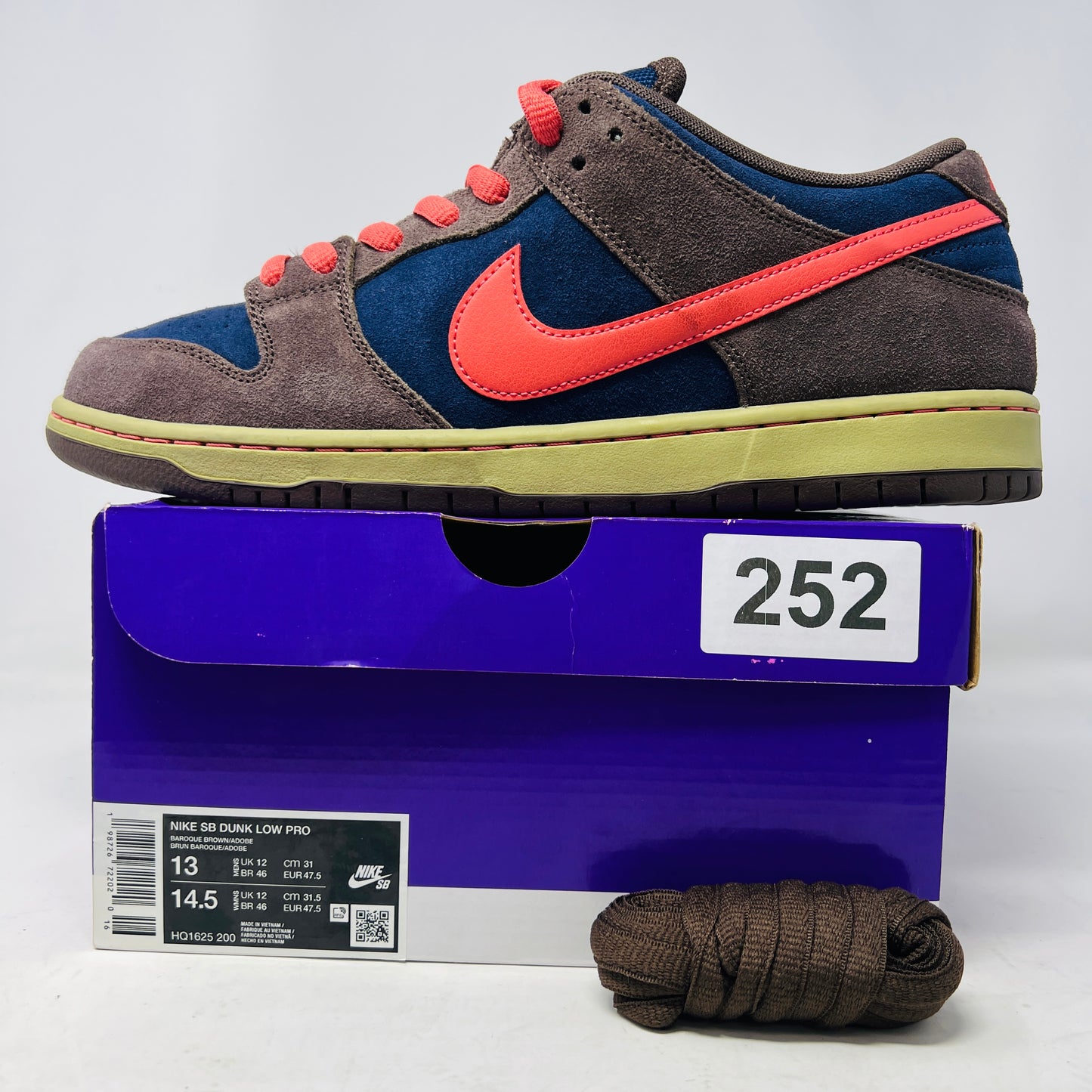 Nike SB Dunk Low Pro Baroque Brown Adobe