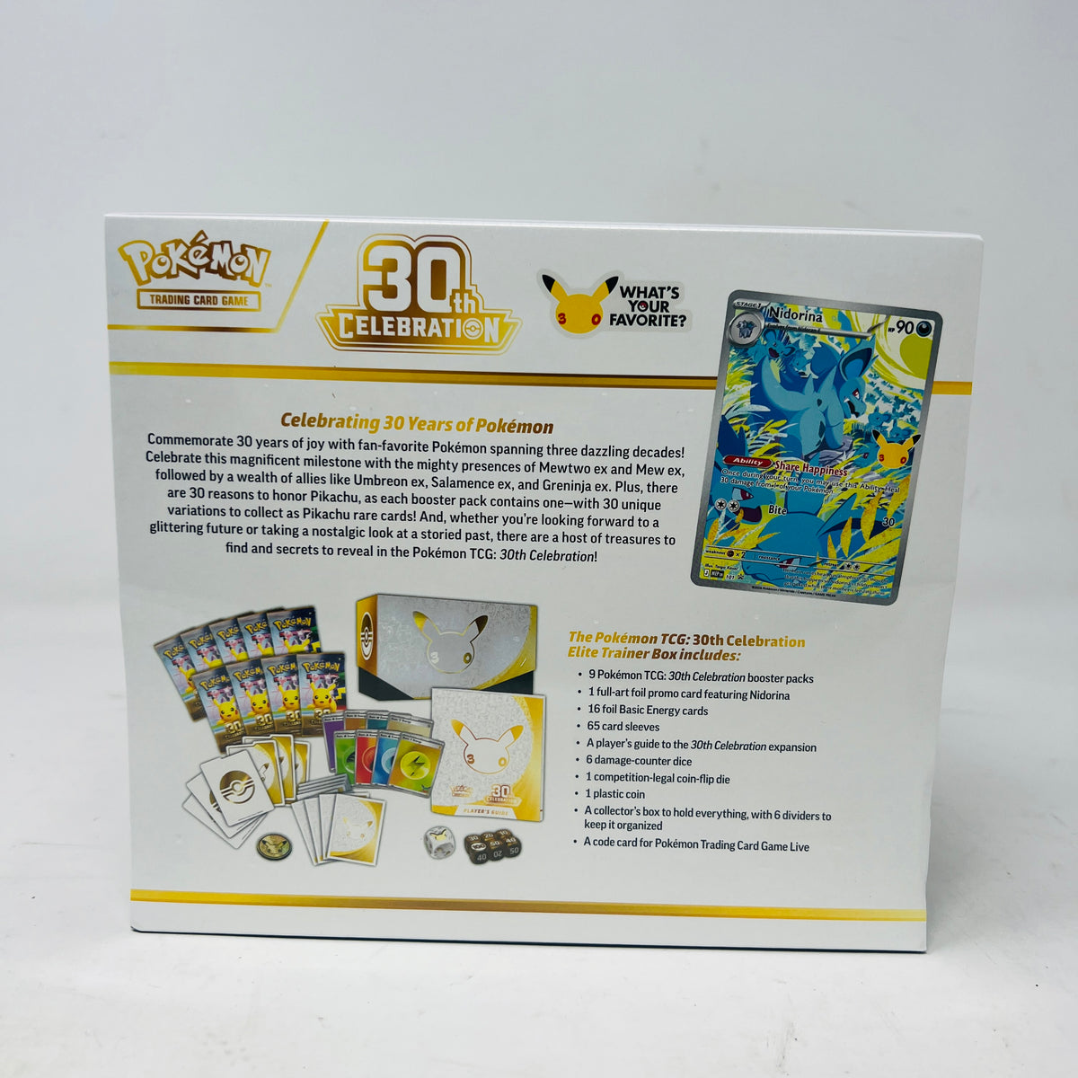 Pokemon 30th Celebration Elite Trainer Box
