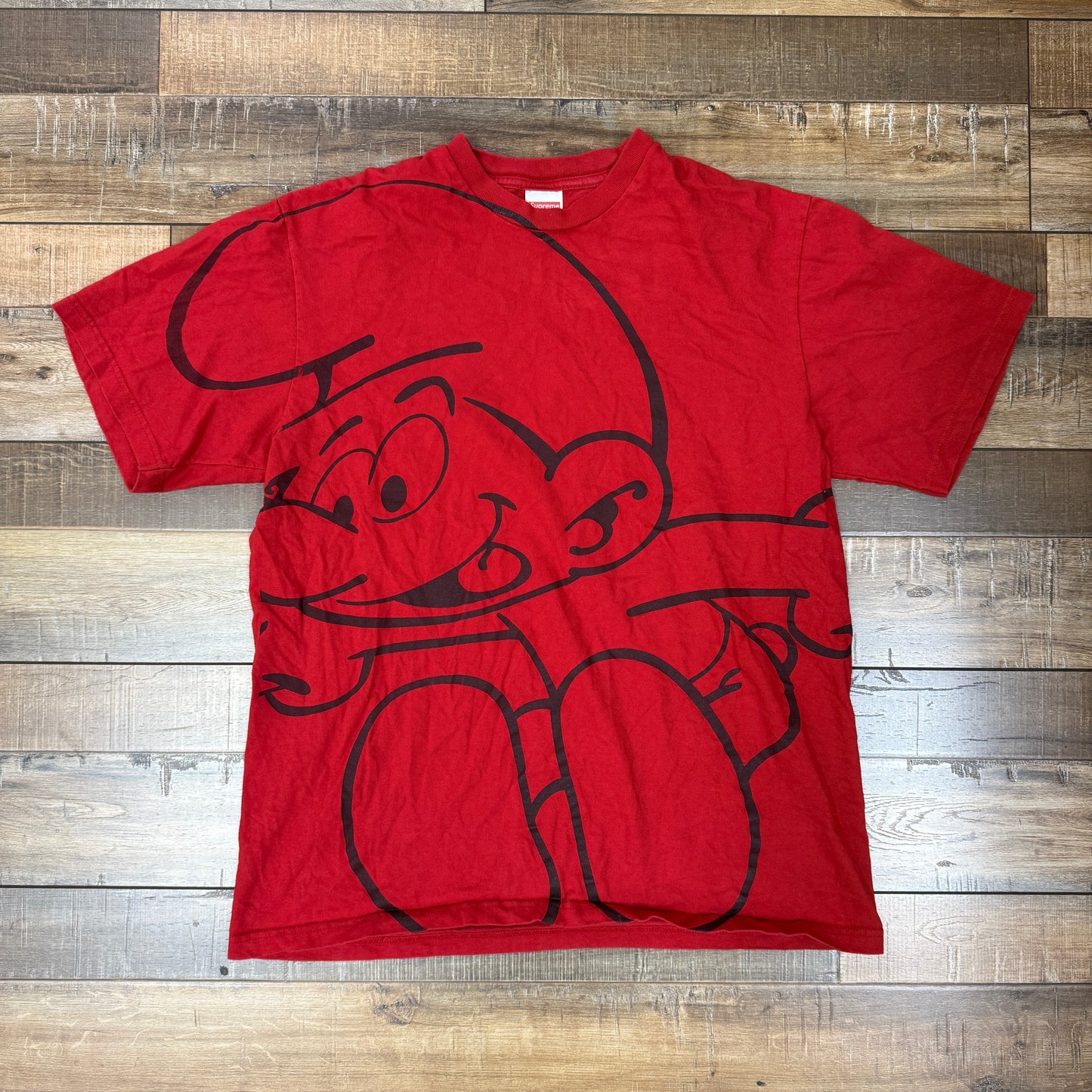 Supreme Smurfs Tee Red