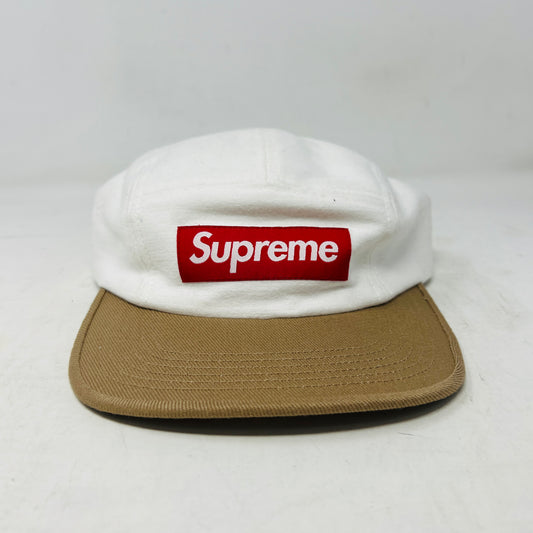 Supreme 2-Tone Camp Cap White