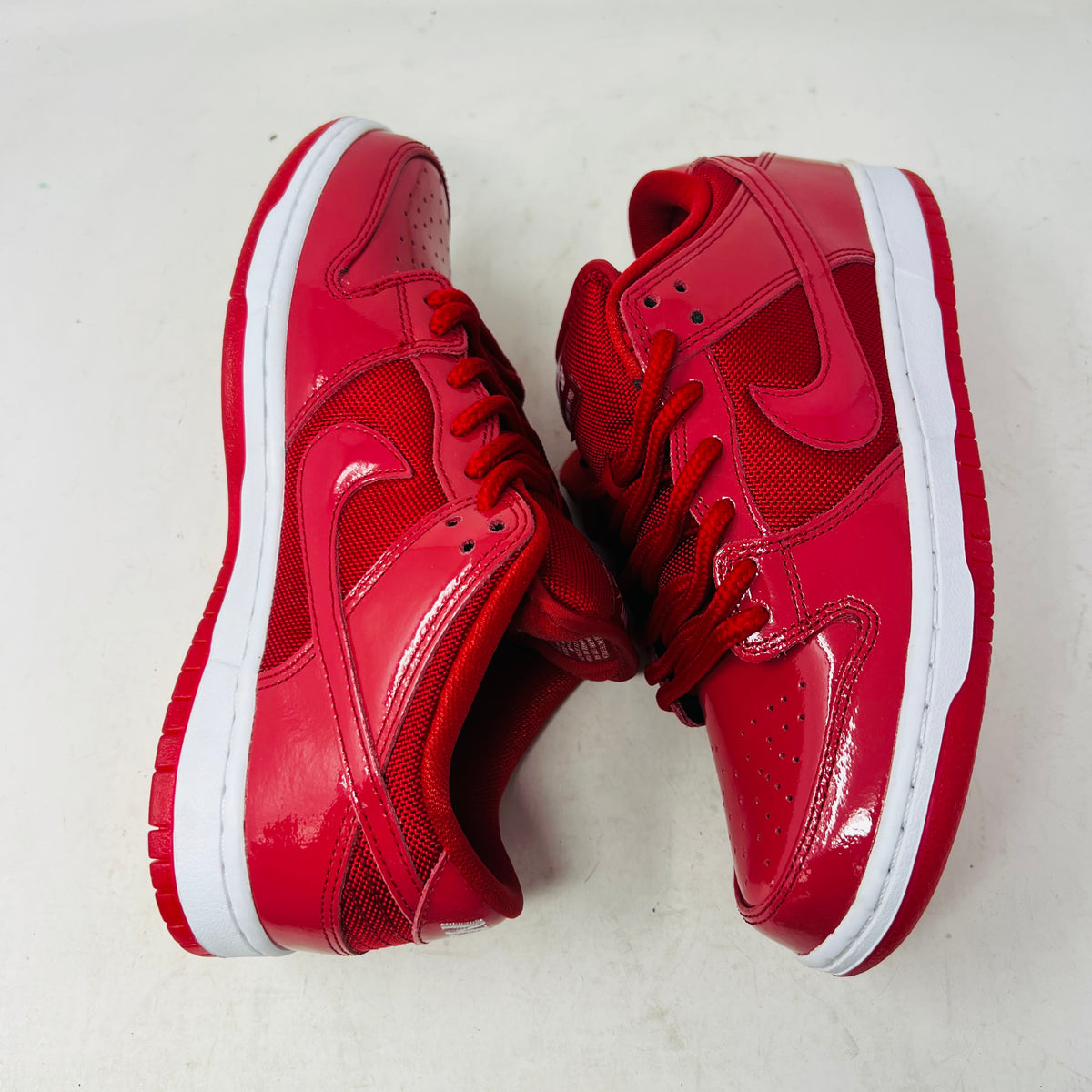 Nike SB Dunk Low Red Patent Leather